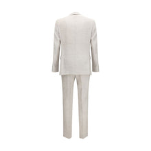 Hugo Boss Black Gray Linen Two-Piece Suit