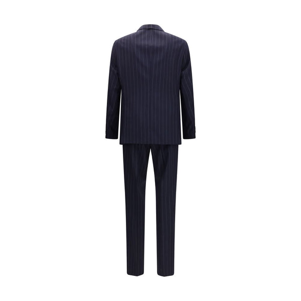 Hugo Boss Black Blue Wool Oves Aries Two-Piece Suit