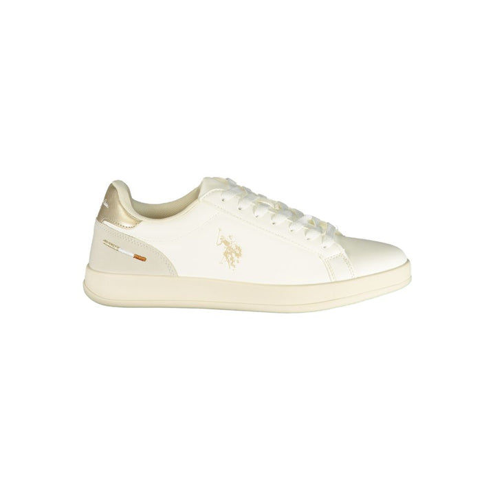 U.S. POLO ASSN. Beige Polyurethane Sneakers for Kvinner