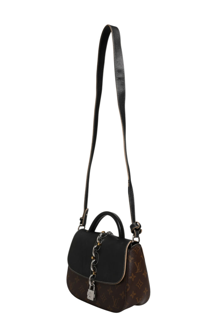 Louis Vuitton Calfskin Monogram Chain It Veske PM Svart