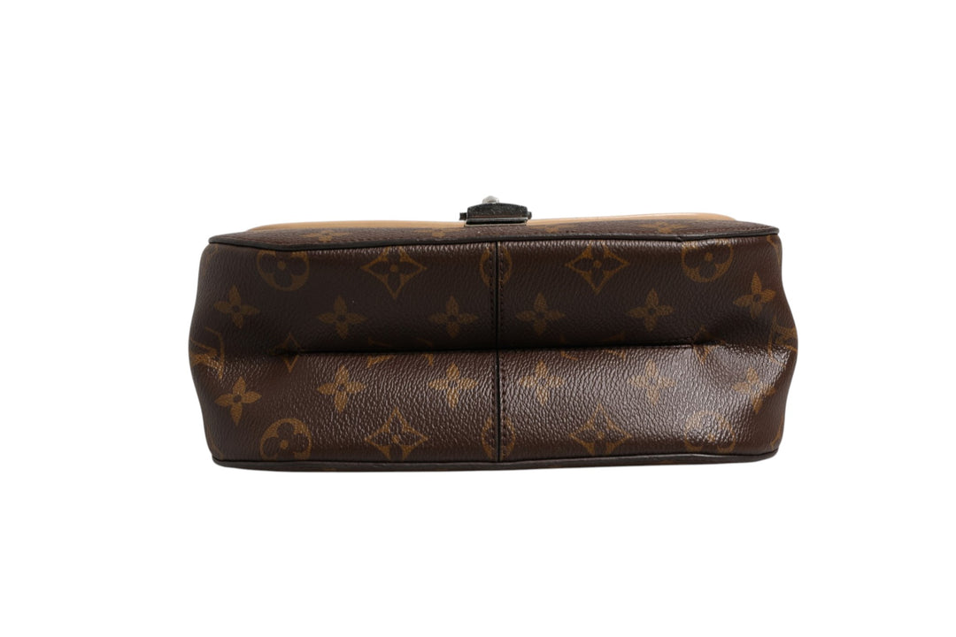 Louis Vuitton Calfskin Monogram Chain It Veske PM Svart