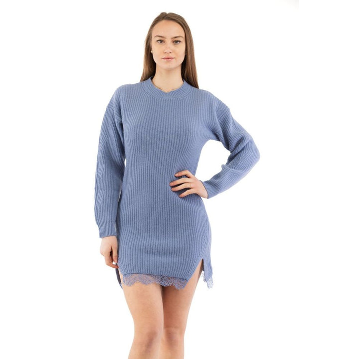 Moschino lilla uformell kjole i ull