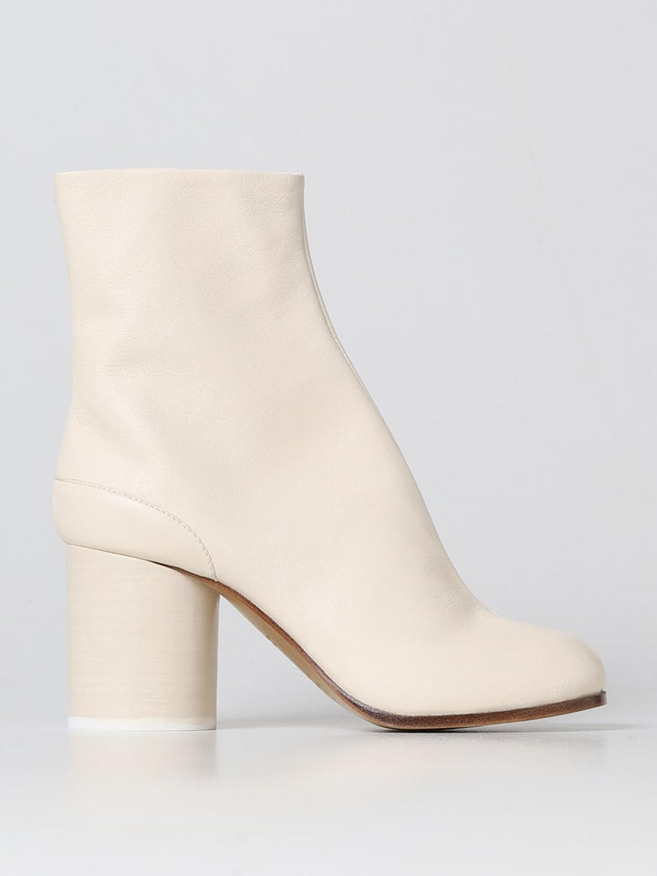 Maison Margiela Hvite Ankelstøvler i Skinn