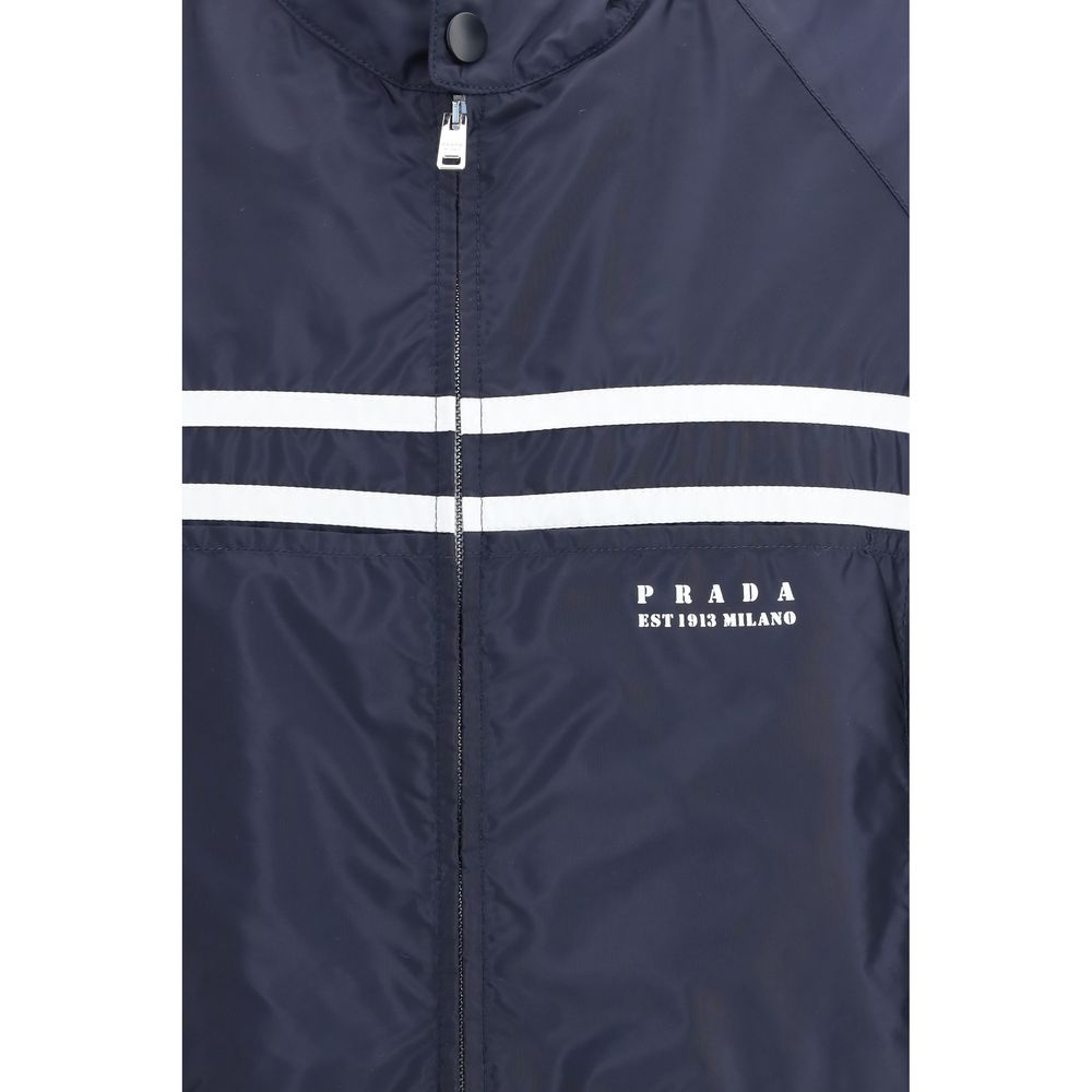 Chaqueta Prada de nailon azul