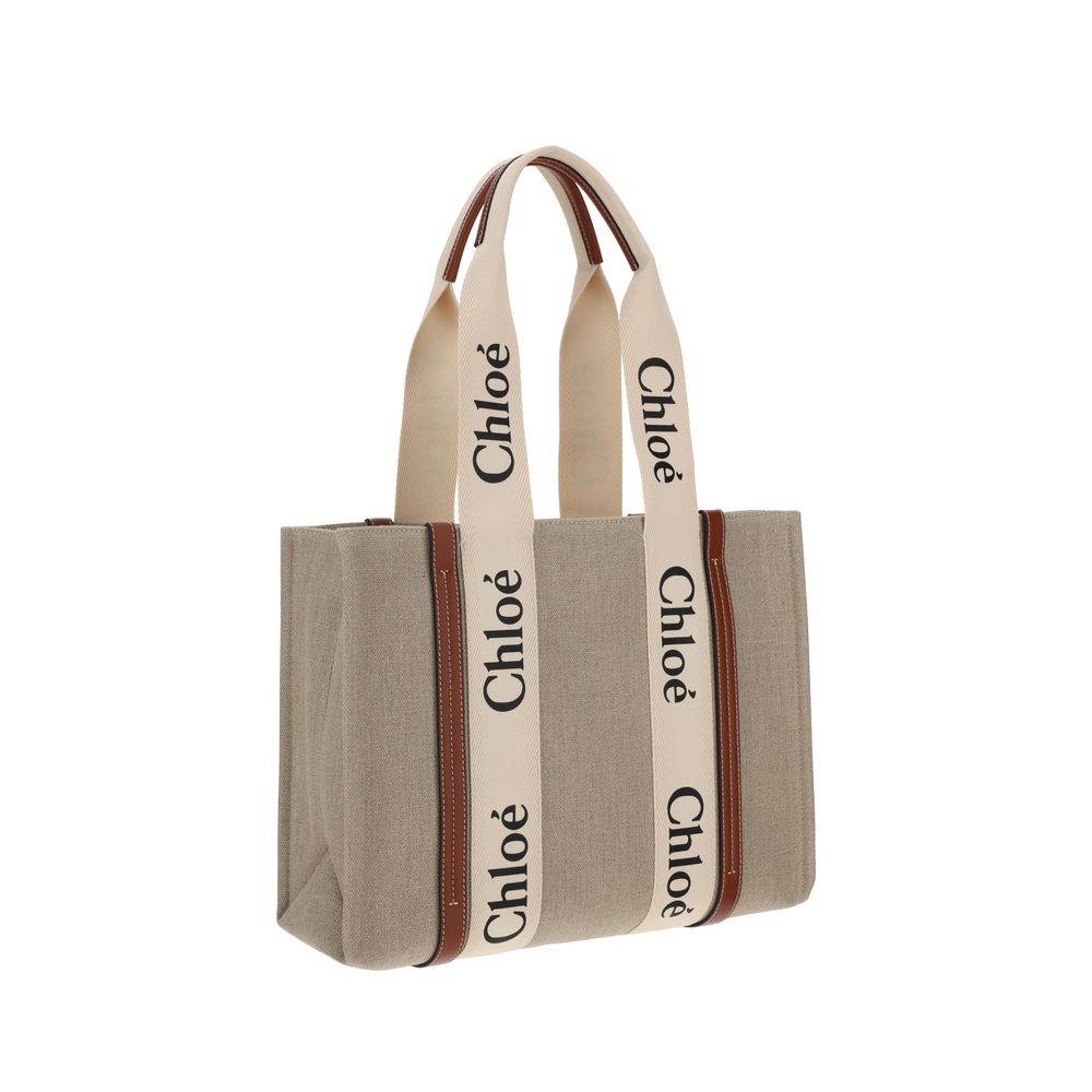Chloé Håndveske i Beige Lin
