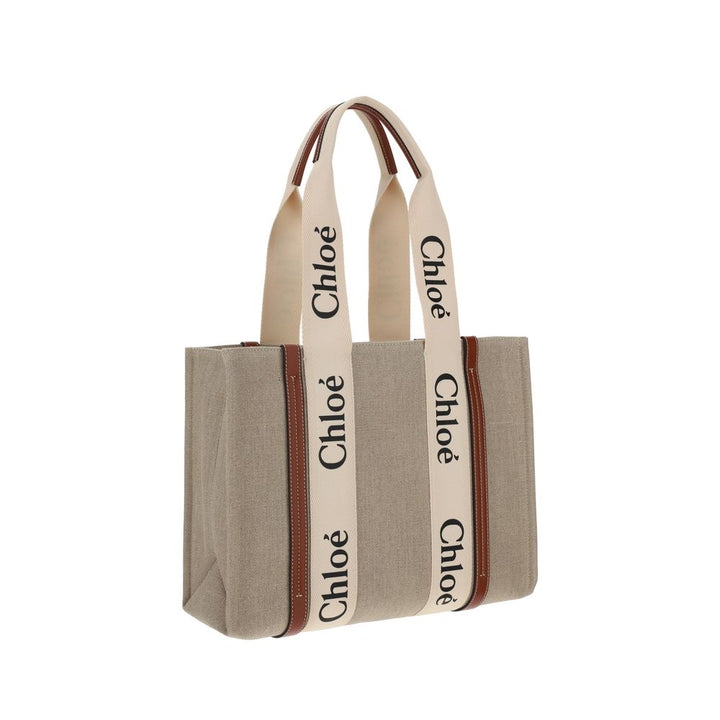 Chloé Håndveske i Beige Lin