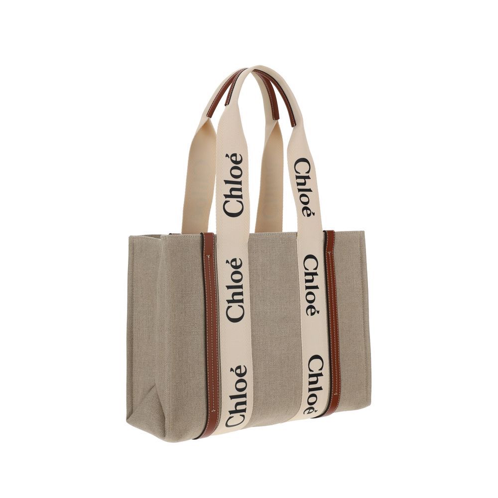 Chloé Håndveske i Beige Lin