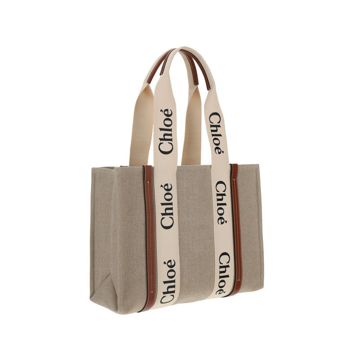 Chloé Håndveske i Beige Lin