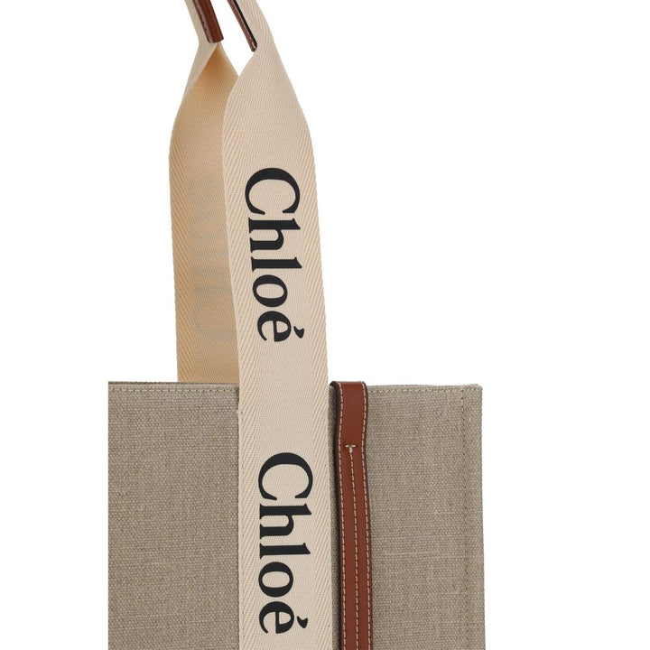 Chloé Håndveske i Beige Lin