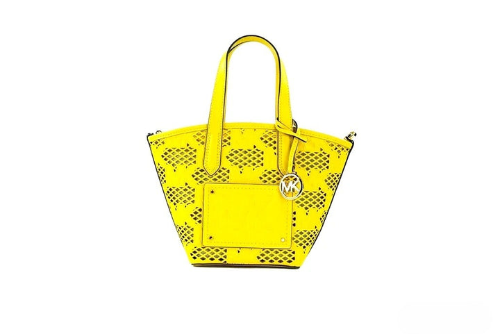Michael Kors Kimber Small Daffodil Leather 2-i-1 Tote Messenger Veske