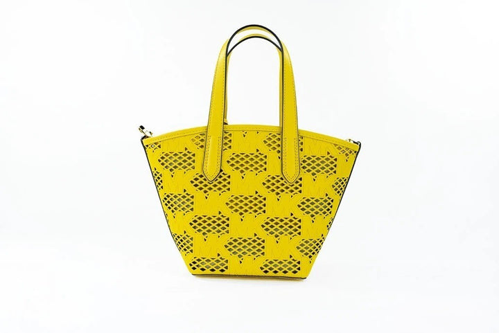 Michael Kors Kimber Small Daffodil Leather 2-i-1 Tote Messenger Veske