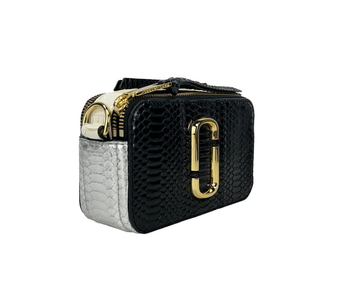 Marc Jacobs The Snapshot Crossbody Bag i Slangeskinn