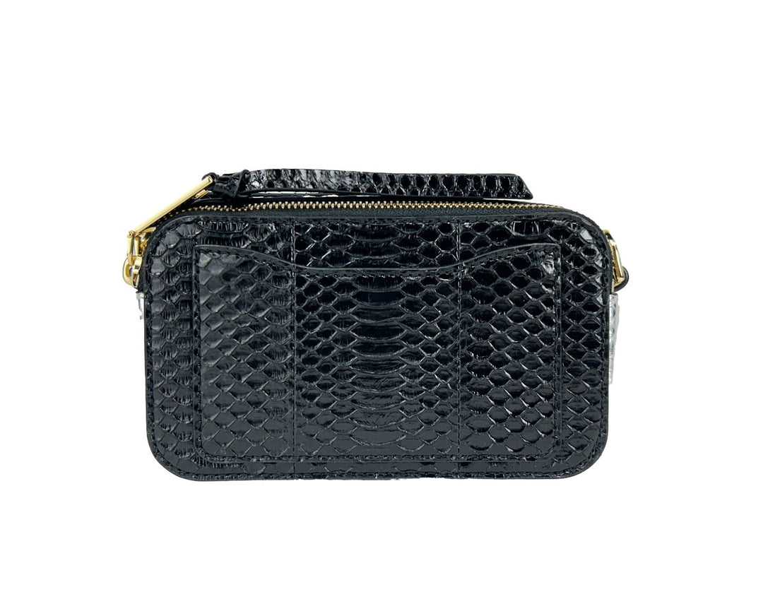 Marc Jacobs The Snapshot Crossbody Bag i Slangeskinn