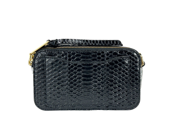 Marc Jacobs The Snapshot Crossbody Bag i Slangeskinn