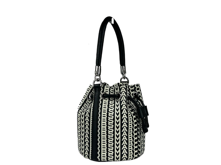 Marc Jacobs Mini Monogram Crossbody bøtteveske