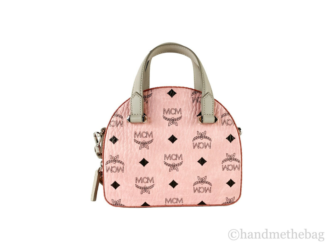 MCM Signature Half Moon Top Handle Crossbody-veske