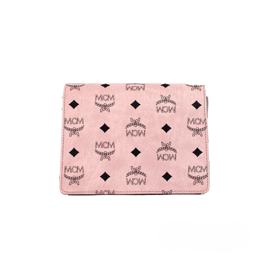 MCM Signature Patricia skinn mini klafflås crossbody-veske