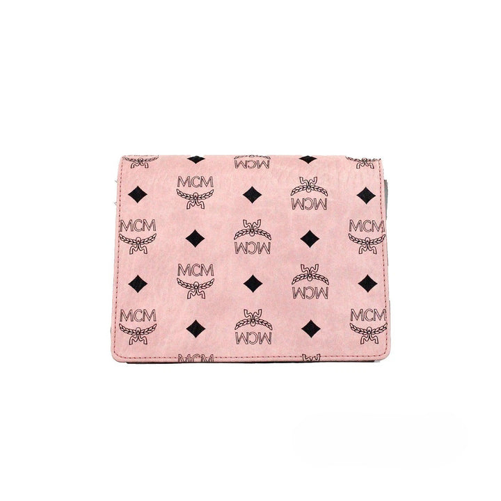 MCM Signature Patricia skinn mini klafflås crossbody-veske