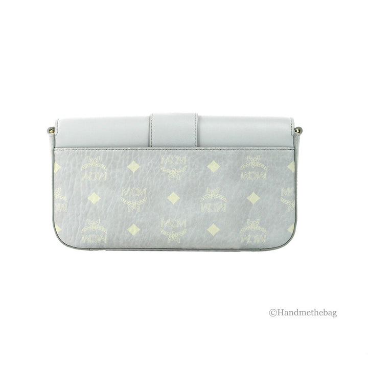 MCM Small Mode Travia Pebbled Visetos Skinn Skulder Crossbody Clutchveske