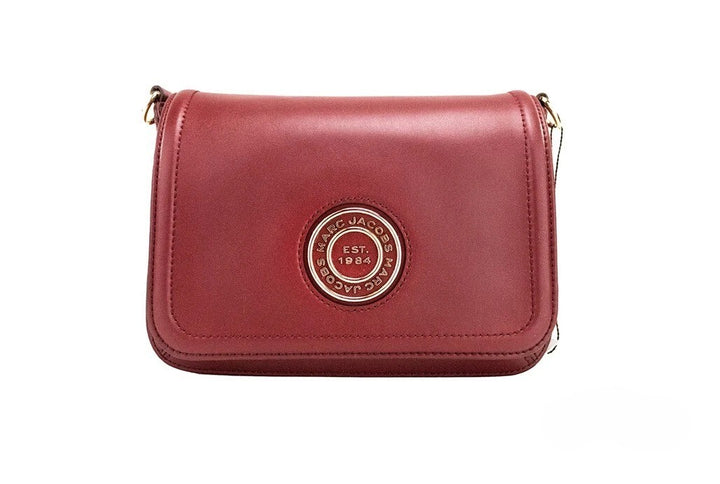 Marc Jacobs Medium Metal Signet Syrah Klaffveske i Glatt Skinn