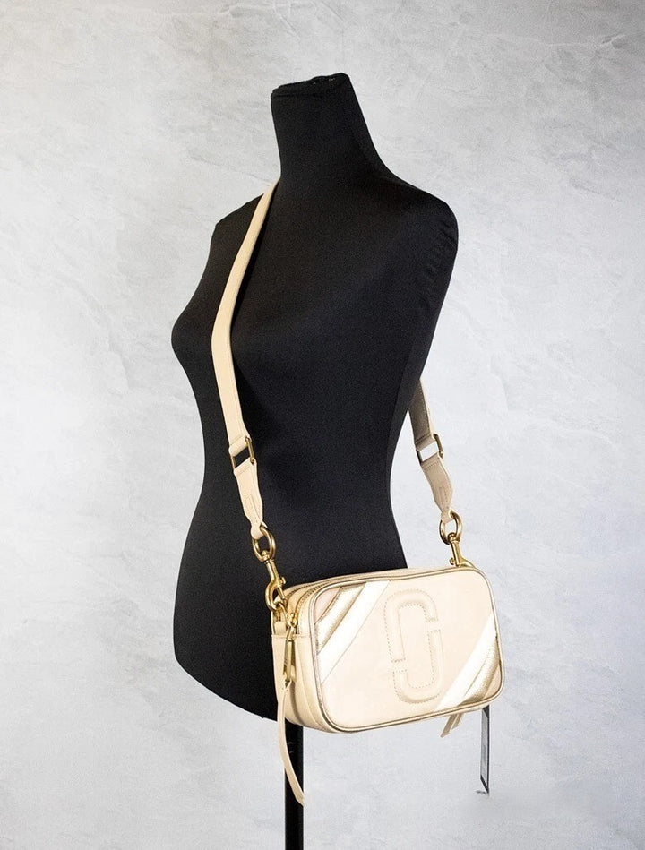 Marc Jacobs The Moto Shot 21 Curds Skinn Kameraveske Crossbody