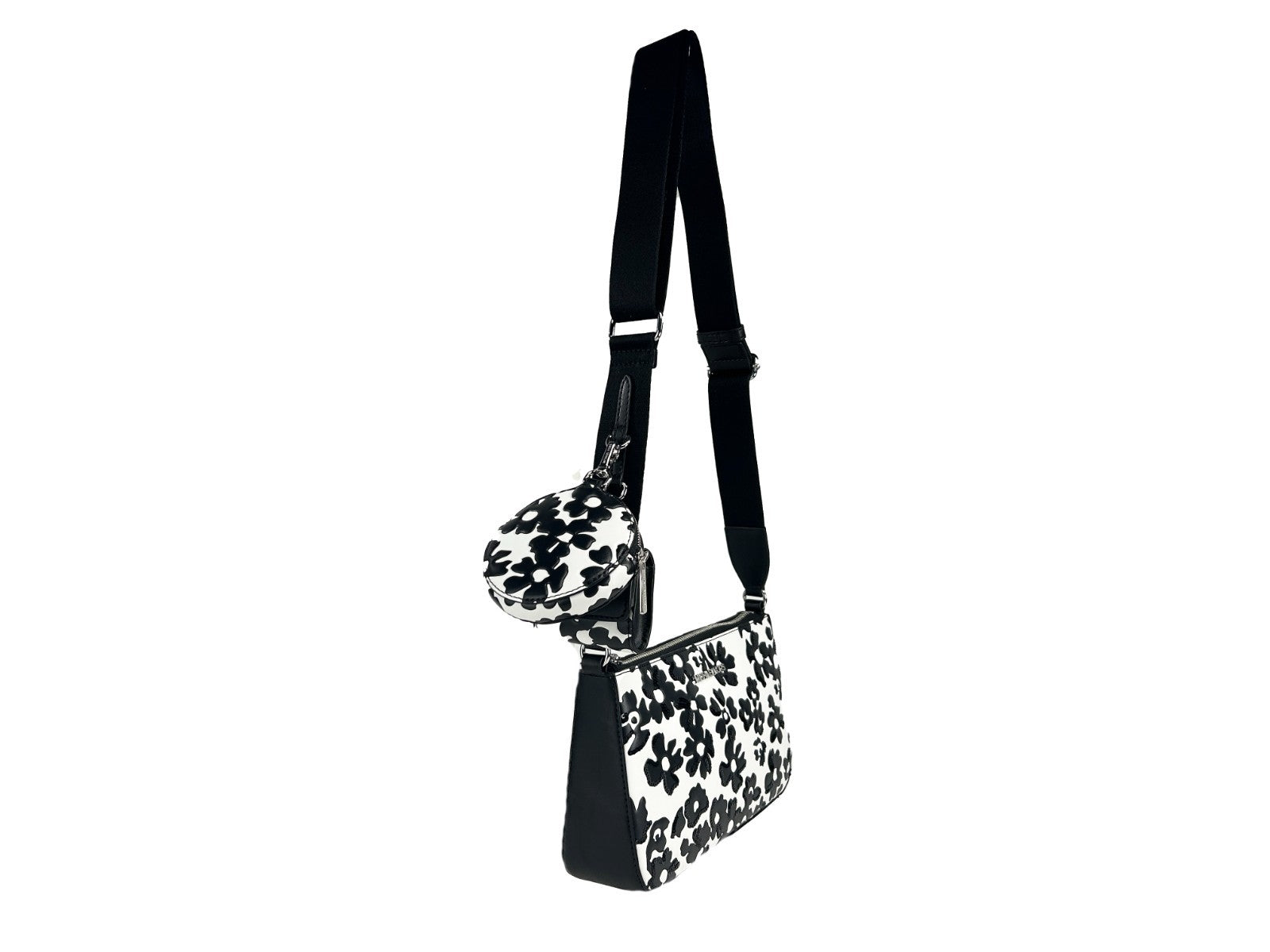 Michael Kors Floral Crossbody Tech Attachment Veske