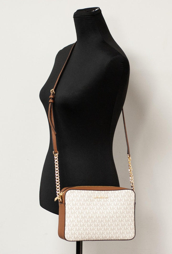 Michael Kors Jet Set stor crossbody-veske for kvinner