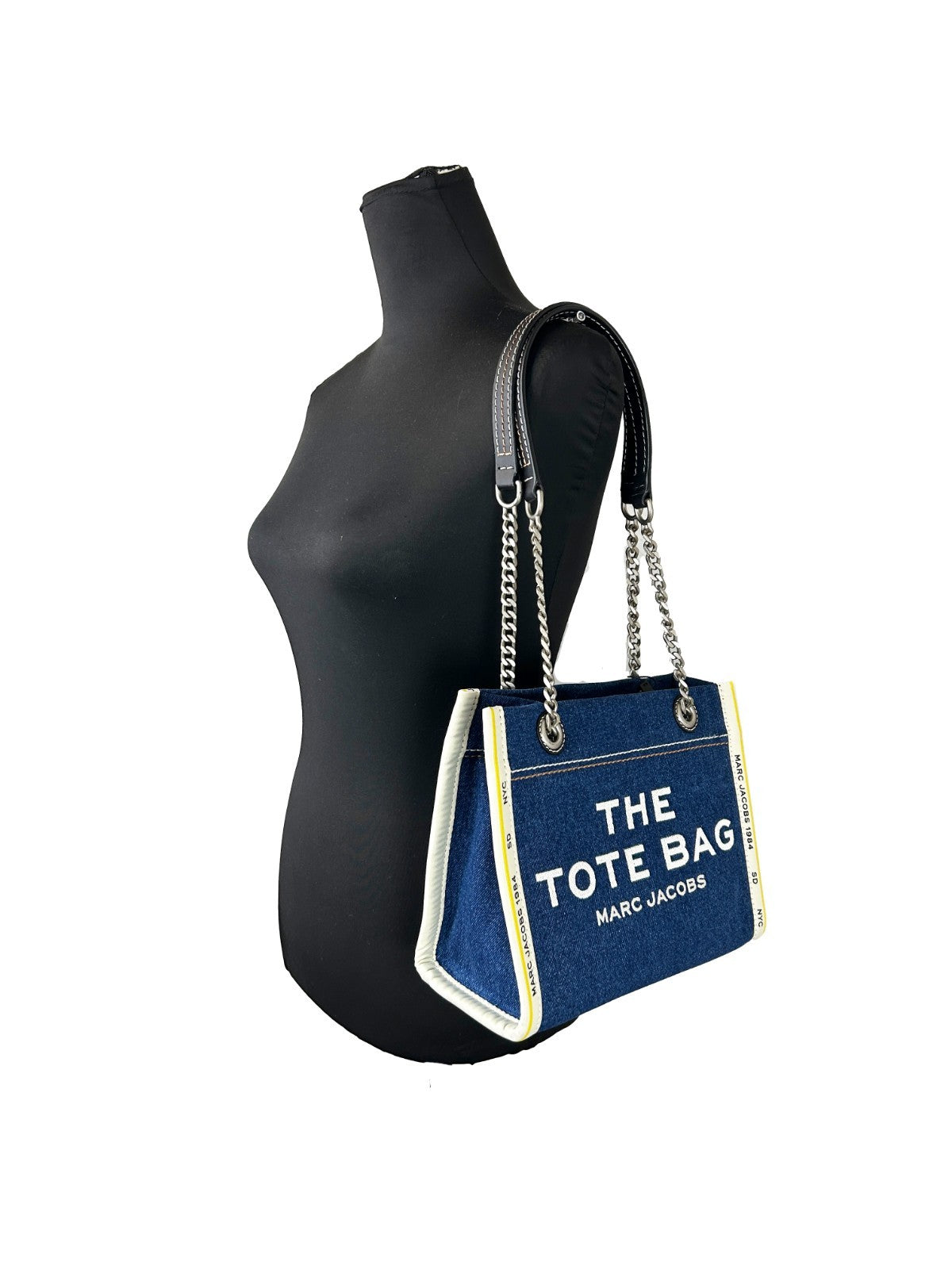 Marc Jacobs Denim Chain The Small Tote Bag