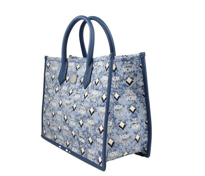 MCM Aren Munchen Denim Tote-veske