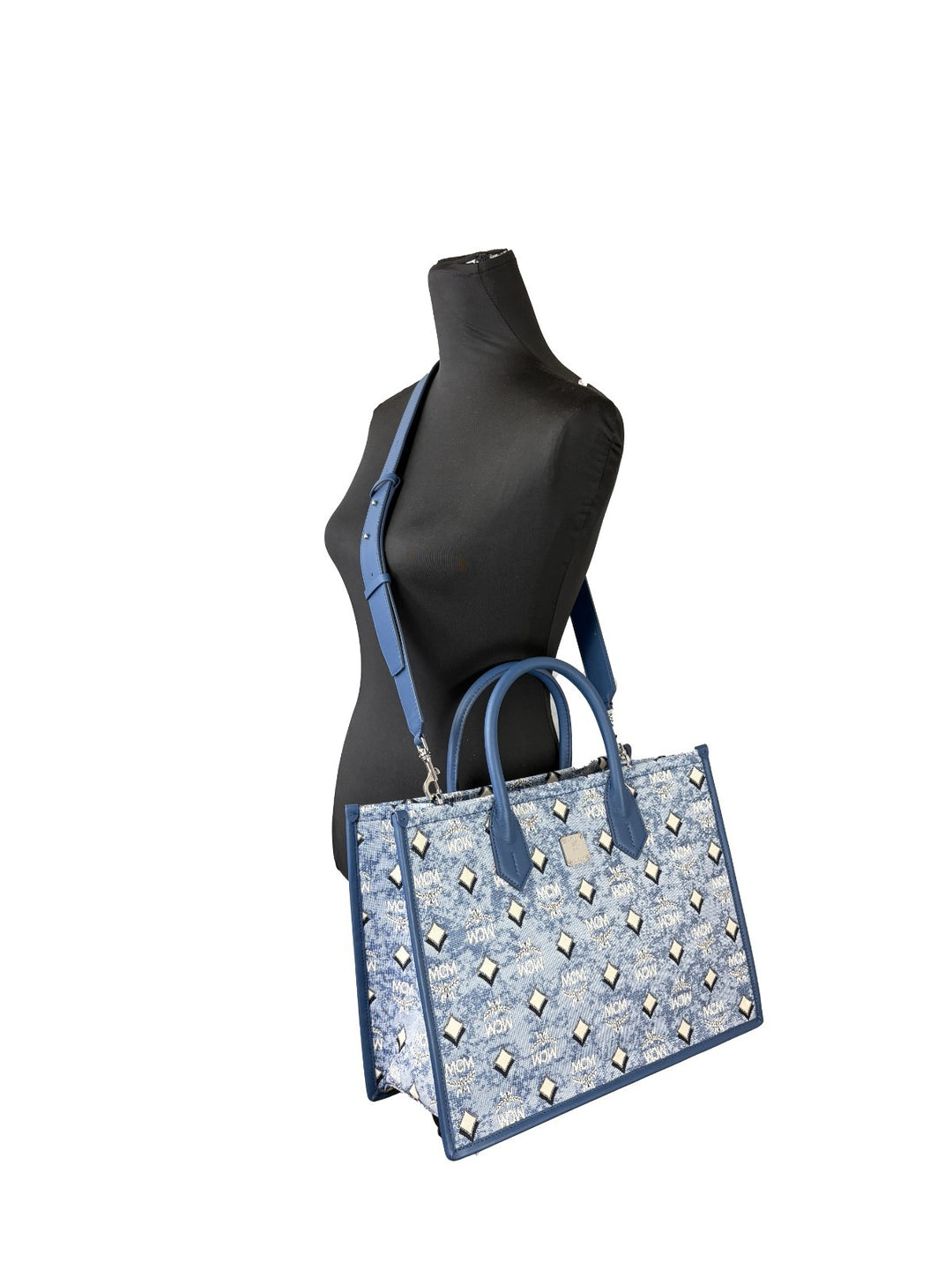 MCM Aren Munchen Denim Tote-veske