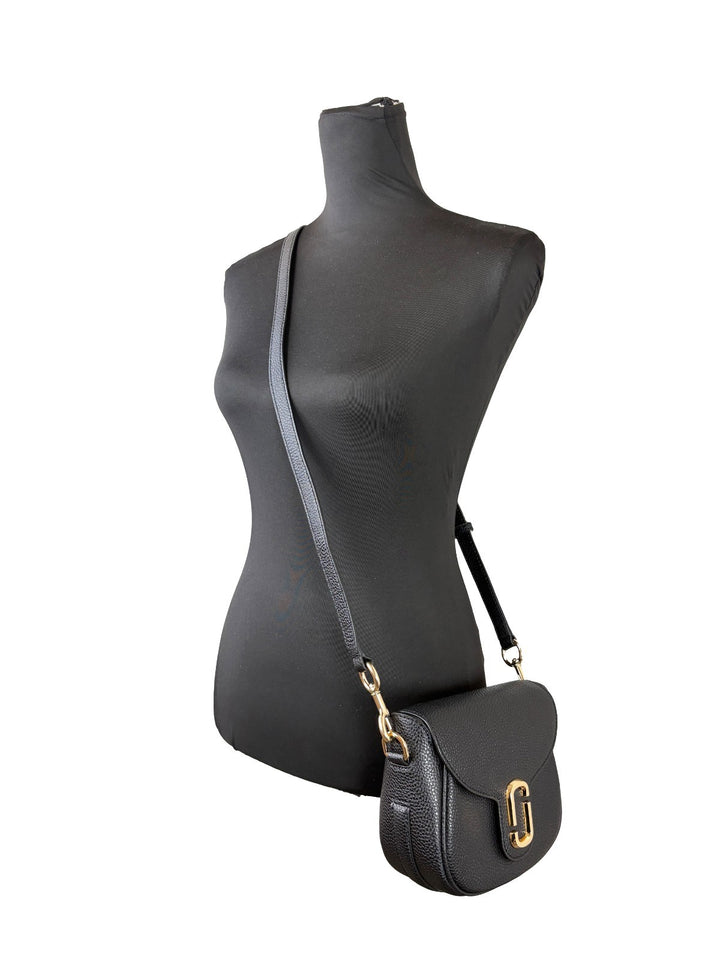 Marc Jacobs skinnveske i salmodell med skulderrem