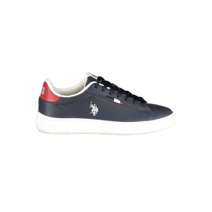 U.S. POLO ASSN. Blå joggesko i polyester til herre