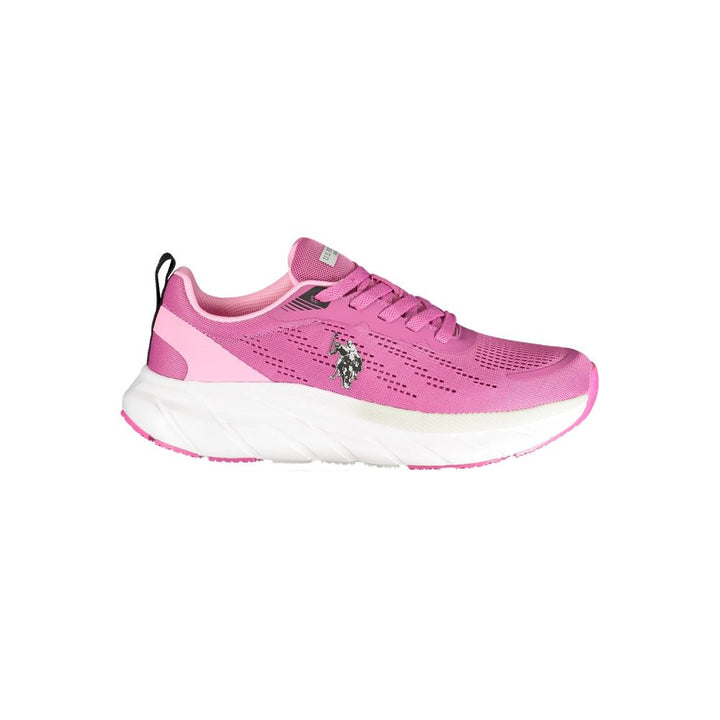 U.S. POLO ASSN. Rosa joggesko i polyuretan til dame