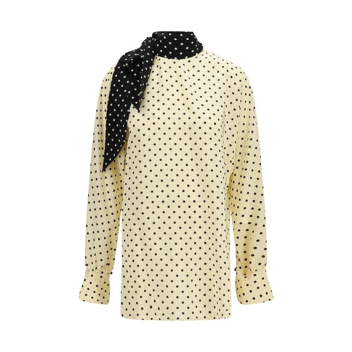 Valentino beige silkebluse