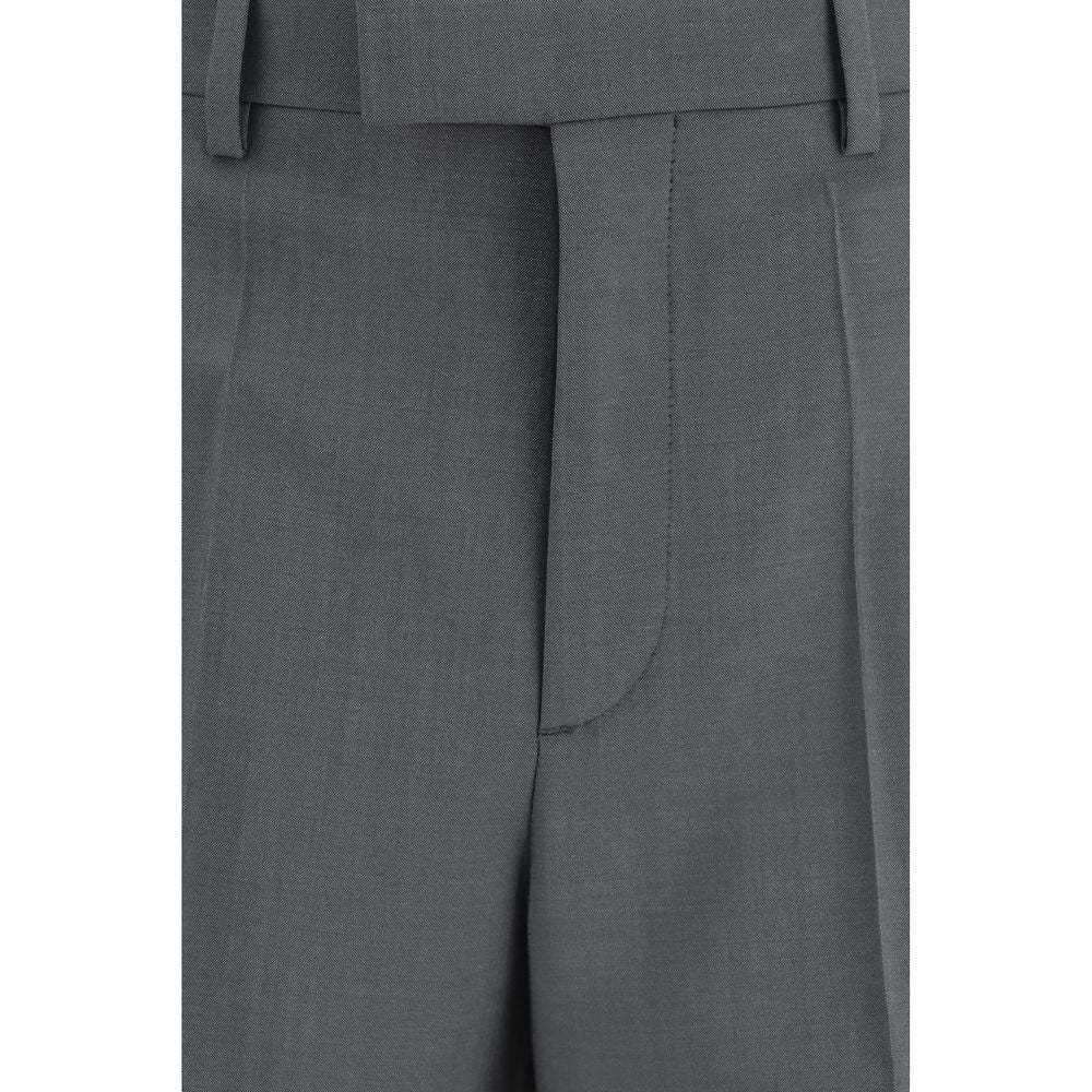 Valentino Gray Wool Oves Aries Dressbukser