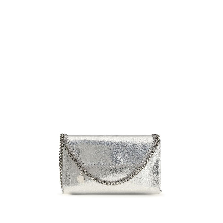 Stella McCartney Skulderveske i Sølvfarget Polyester