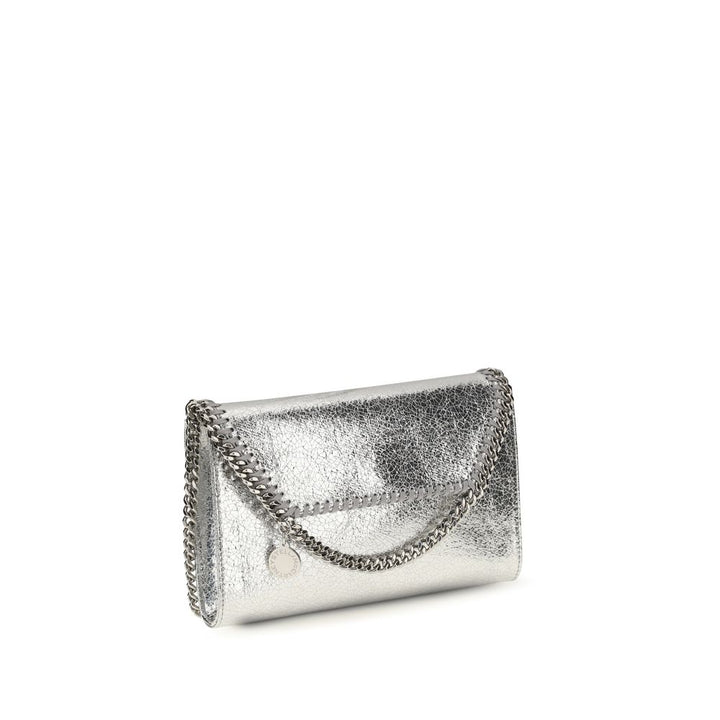Stella McCartney Skulderveske i Sølvfarget Polyester