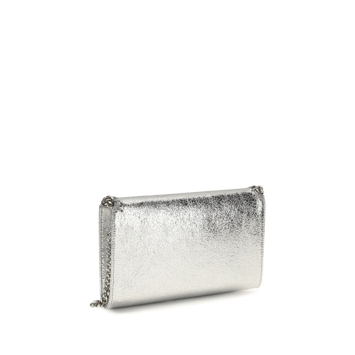 Stella McCartney Skulderveske i Sølvfarget Polyester