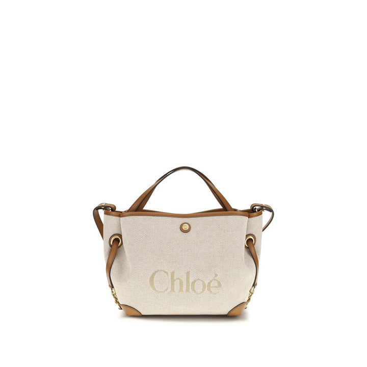 Chloé Beige håndveske i stoff
