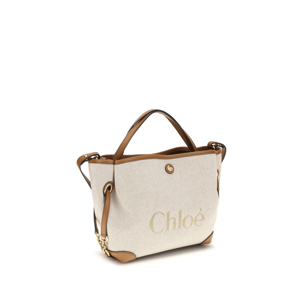 Chloé Beige håndveske i stoff