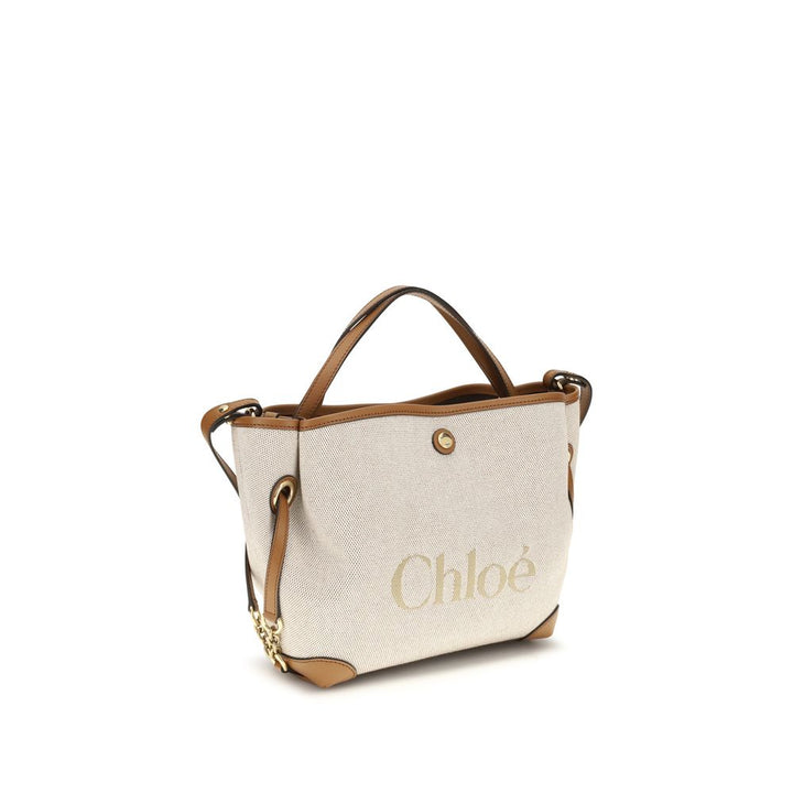 Chloé Beige håndveske i stoff