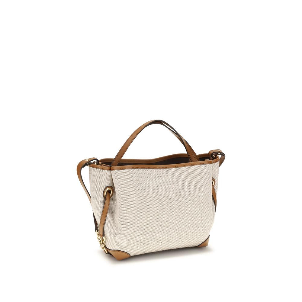 Chloé Beige håndveske i stoff