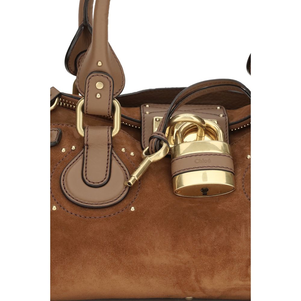 Chloé Brown Calf Leather Bos Taurus Håndveske
