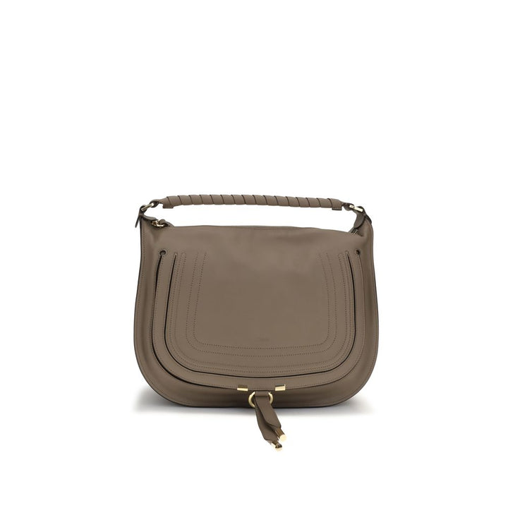 Chloé skulderveske i beige kalveskinn Bos Taurus