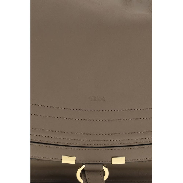 Chloé skulderveske i beige kalveskinn Bos Taurus