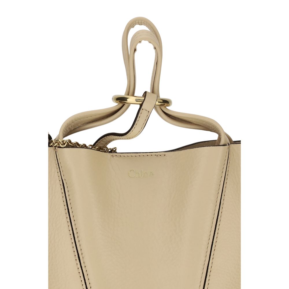 Chloé Beige Kalveskinn Bos Taurus Skulderveske