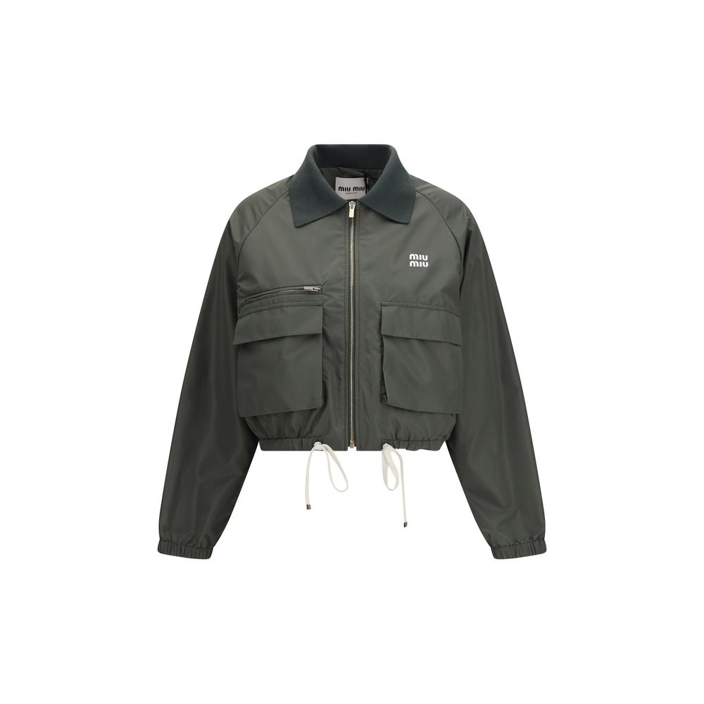 Chaqueta bicolor de poliéster
