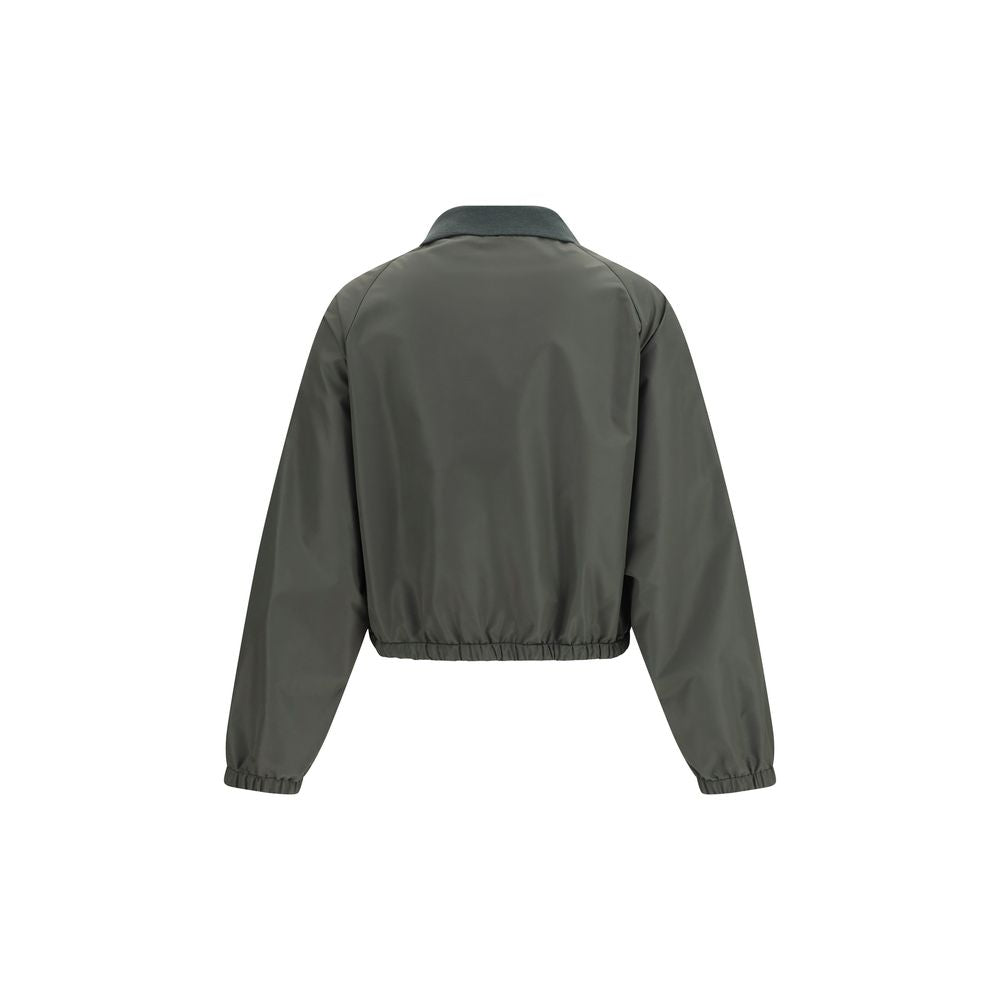 Chaqueta bicolor de poliéster