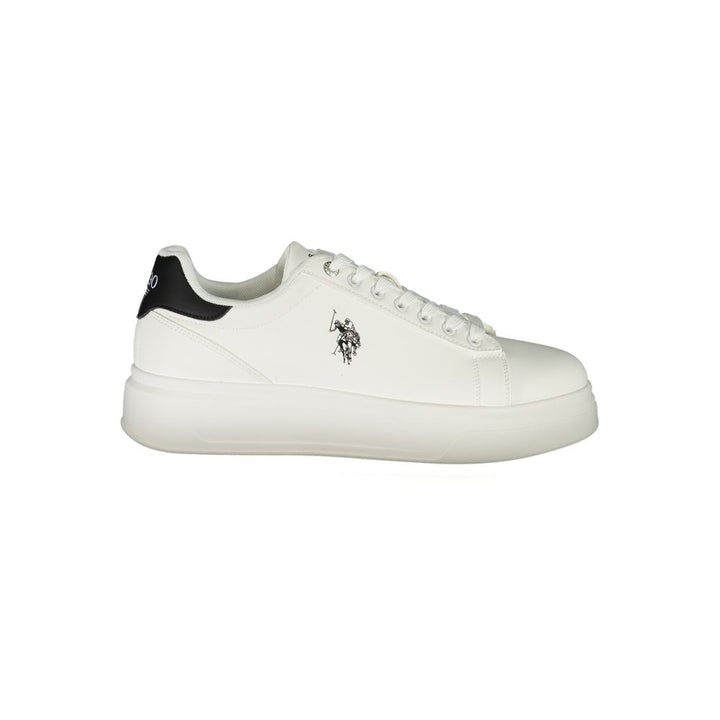 U.S. POLO ASSN. Hvit Polyester Herre Sneaker