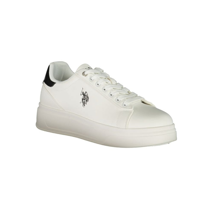 U.S. POLO ASSN. Hvit Polyester Herre Sneaker